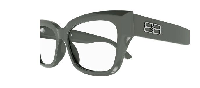 Balenciaga BB0274O 004 Grey Cat-Eye Women's Eyeglasses