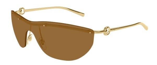 Gucci GG1700S 004 Gold/Brown Cat-Eye Mirrored Women's Sunglasses