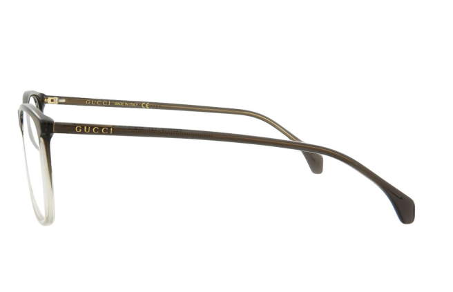 Gucci GG0554O 004 Square Grey Men's Eyeglasses.