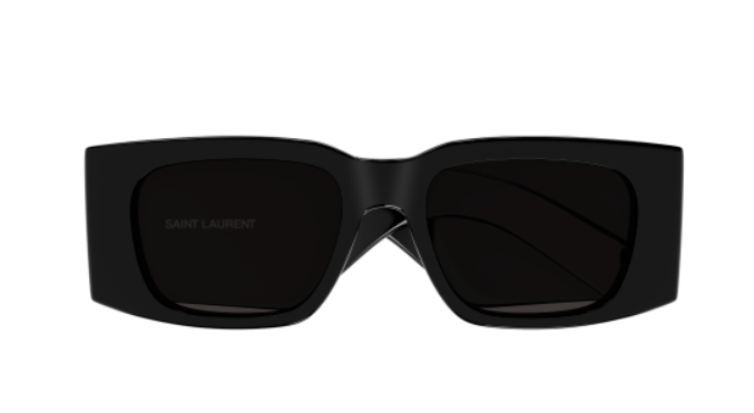 Saint Laurent SL 654 001 Black Square Women's Sunglasses