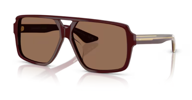 Oliver People 0OV5520SU 1977c 178973 Burgundy Brown Rectangle Men's Sunglasses