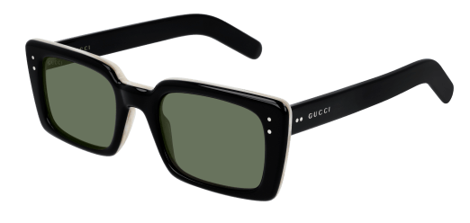 Gucci GG0539S 005 Green/Black Rectangular Men's Sunglasses