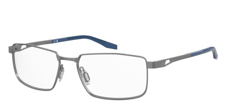 Under Armour UA 5077/G V6D Matte Ruthenium Rectangular Men's Eyeglasses