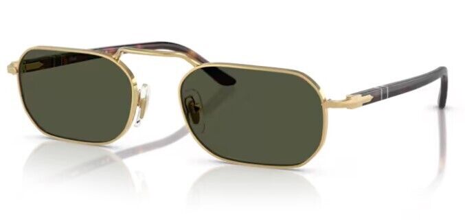 Persol 0PO1020S 515/31 Gold-Havana/Green Oval Shape Unisex Sunglasses