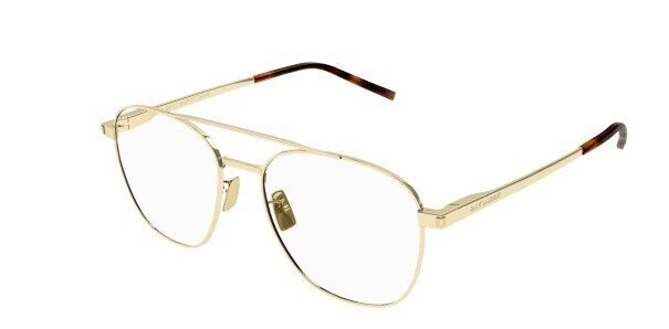 Saint Laurent SL 530 003 Gold Caravan Unisex Eyeglasses