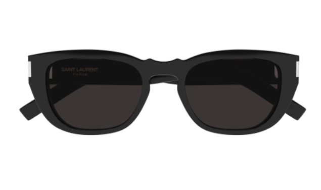 Saint Laurent SL 601 001 Black Square Men's Sunglasses