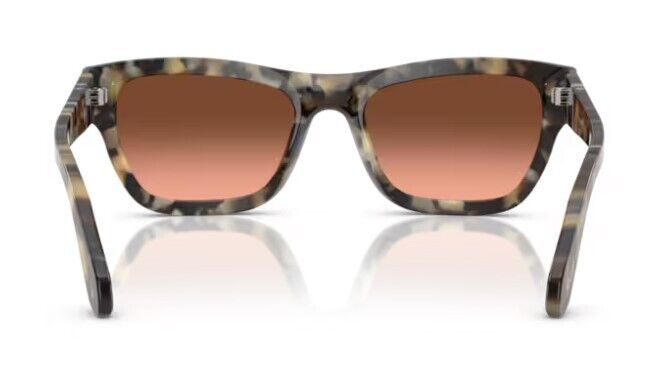 Persol 0PO0091S 1071A5 Brown tortoise/Pink Gradient Square 53mm Men's Sunglasses