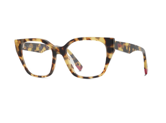 FENDI Way FE50001I 055 Havana Square Women's Eyeglasses