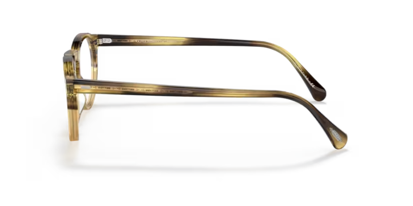 Oliver Peoples 0OV5186 Gregory peck 1703 Canarywood Round 47mm Men's Eyeglasses