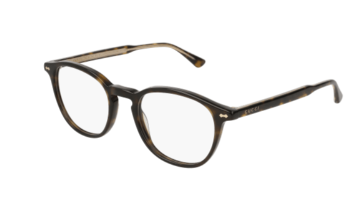 Gucci GG0187O 006 Havana Soft Square Men's Eyeglasses