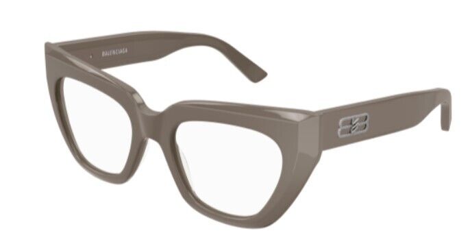 Balenciaga BB0238O-004 Brown Cat-Eye Women's Eyeglasses