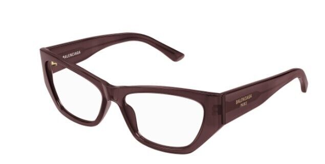 Balenciaga BB0372O 004 Violet Cat-Eye Women's Eyeglasses