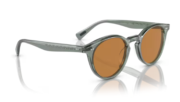 Oliver Peoples 0OV5459SU Romare Sun 178253 Acqua/Cognac Round Men's Sunglasses