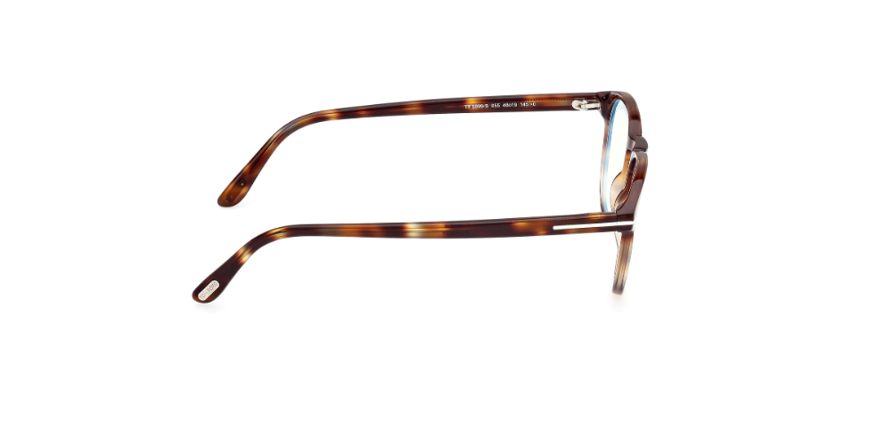 Tom Ford FT5899 055 Coloured Havana Square Men's Eyeglasses