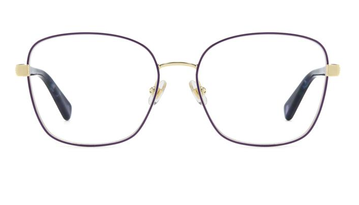 Kate Spade KORA/G S9E Gold/Violet Square Women's Eyeglasses