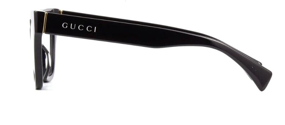 Gucci GG1133O 001  Shiny Black Cat-Eye with Gucci lettering Women's Eyeglasses