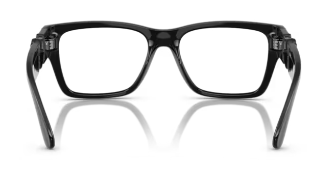 Versace 0VE3368U 5360 Black 53mm Rectangular Men's Eyeglasses