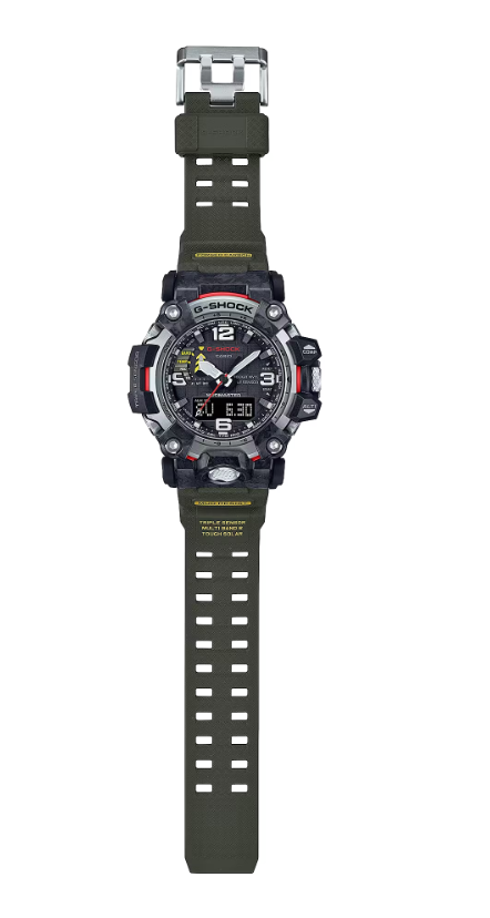 Casio G-Shock Mudmaster Tough Solar Green Resin Strap Watch GWG2000-1A3