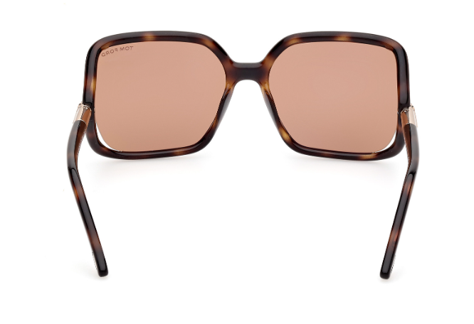 Tom Ford SOLANGE02 FT1089 52E Dark Havana/Brown Butterfly Women's Sunglasses