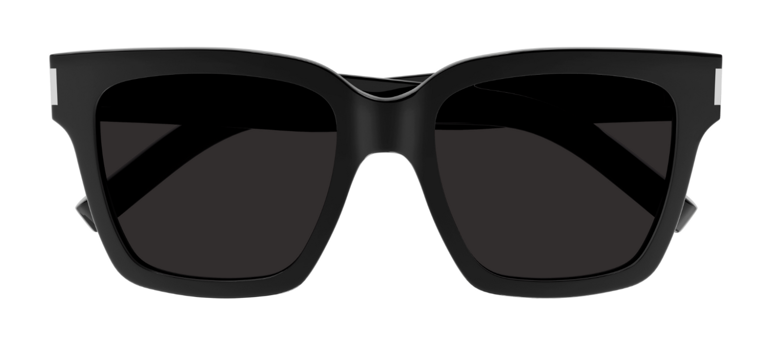 Saint Laurent SL 507 001 Black/Grey Square Men's Sunglasses