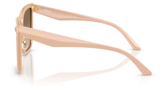 Versace 0VE2278D 54946I Nude/Brown Gradient Grey Mirror SquareWomen's Sunglasses