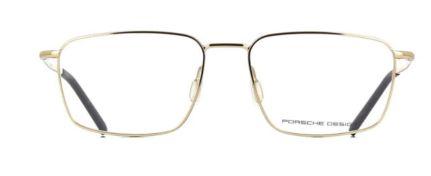 Porsche Design P8760 B Gold Rectangular Men's Eyeglasses