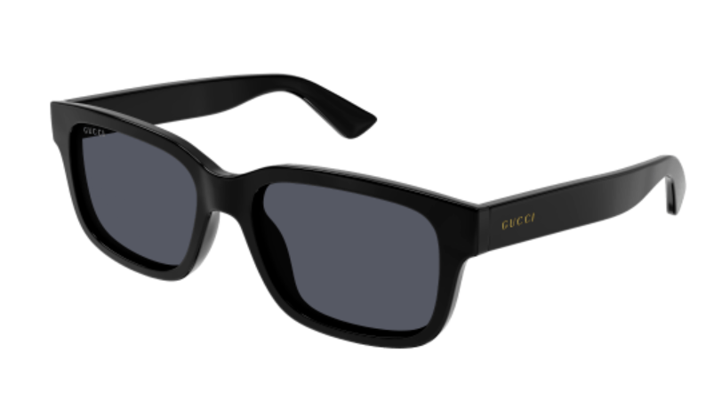 Gucci GG1583S 001 Black/Grey Square Men's Sunglasses