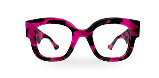 Gucci GG1423O 003 Pink Havana Soft Square Women's Eyeglasses