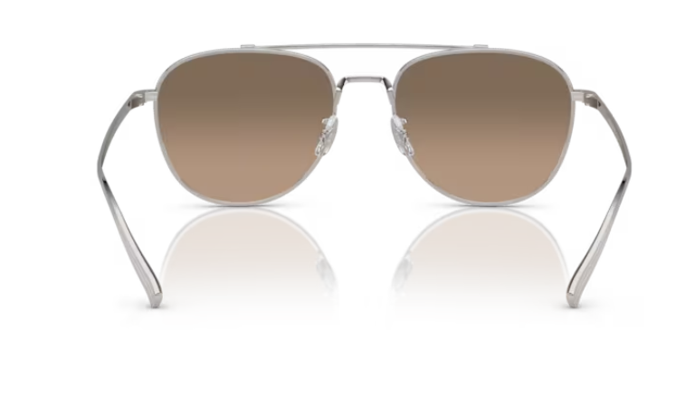 Oliver Peoples OV1335ST 5036GN Silver Gradient Polarize Square Men's Sunglasses