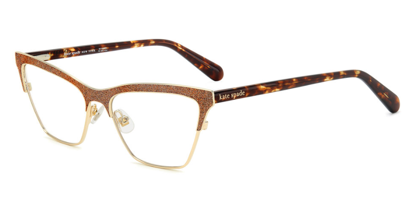 Kate Spade KINNY/G SYP Gold/Havana Cat Eye Women's Eyeglasses