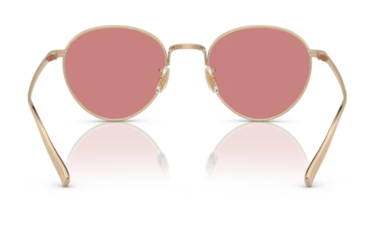 Oliver Peoples 0OV1336ST Rhydian 50353E Gold Magenta Round Men's Sunglasses