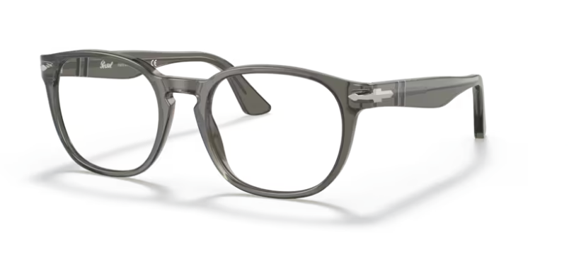 Persol 0PO 3283V 1135 Black gradient grey/Clear Soft Square Men's Eyeglasses