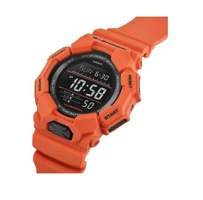 Casio G-Shock  Digital  Large Case Orange Quartz Watch GD-010-4