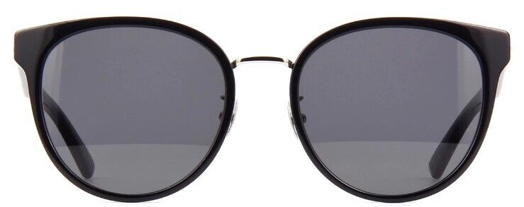 Bottega Veneta BV1081SK 001 Black/Grey Round Women's Sunglasses