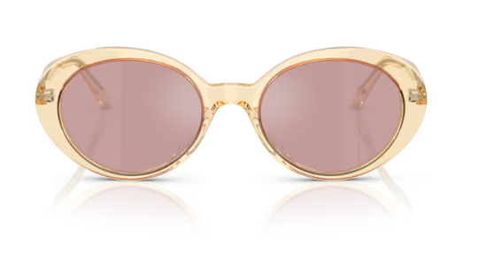 Oliver Peoples 0OV5565SU Lumar 1792AK Becr Pink Satin Oval Women's Sunglasses