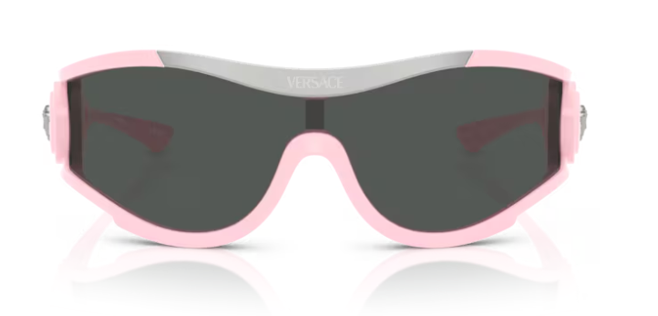 Versace 0VE4475 548587 Pink/Dark Grey Mask Men's Sunglasses