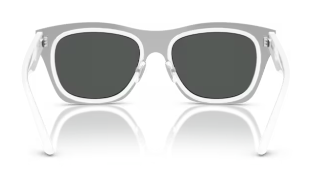 Versace 0VE2272 314/87 White/Dark grey Rectangle Men's Sunglasses