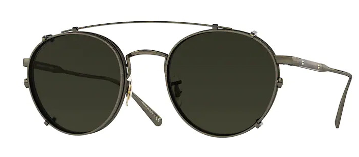 Oliver Peoples OV1302C 529771 Antique Gold 48mm Clip On