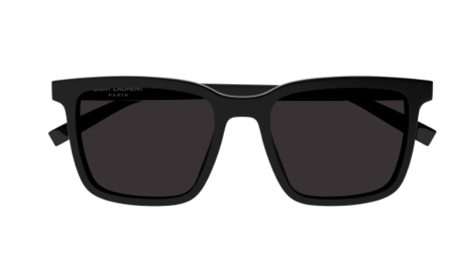 Saint Laurent SL 500 001 Black Square Men's Sunglasses