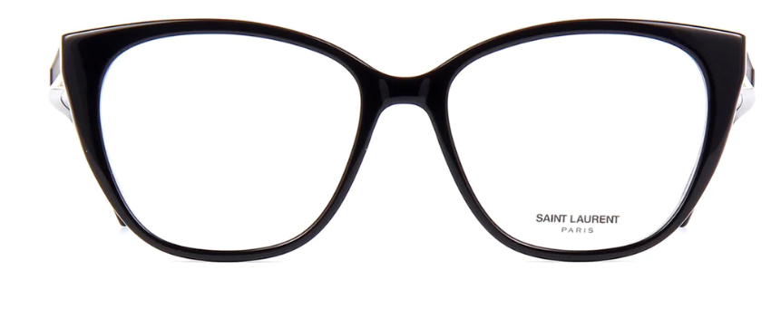 Saint Laurent SL M72 002 Black/Gold Cat Eye Women Eyeglasses