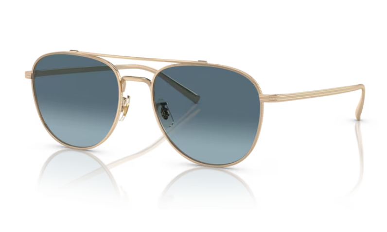 Oliver Peoples OV1335ST 5035Q8 Gold/Marine Gradient Soft Square Men's Sunglasses