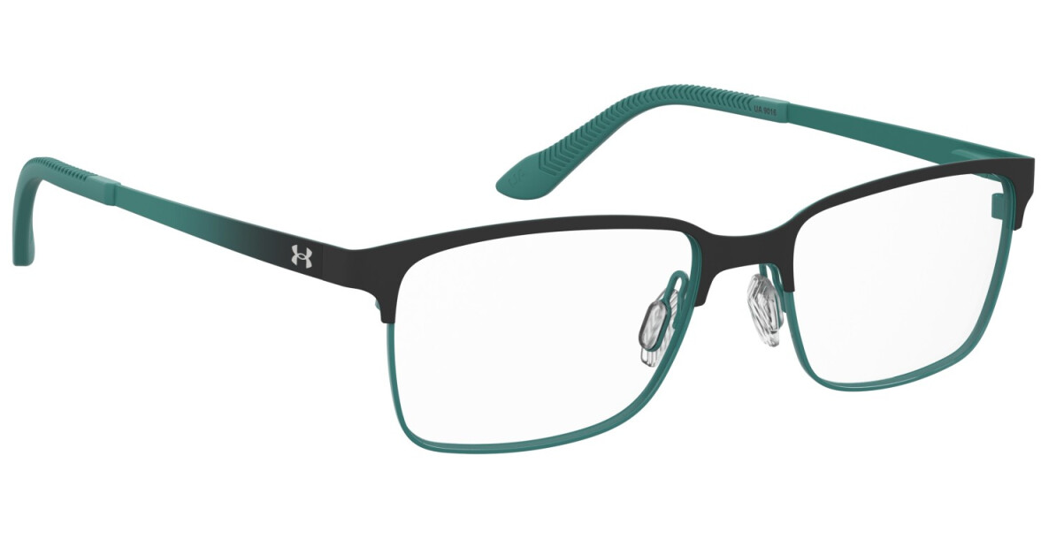 Under Armour UA 9016 ETJ Black Teal Rectangular Junior Boy's Eyeglasses