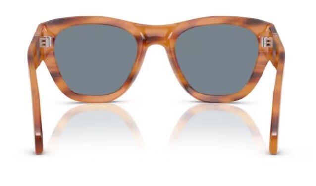 Persol 0PO0054S 960/56 Striped Brown /Light Blue Square Shaped Unisex Sunglasses