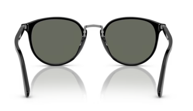 Persol 0PO3210S 95/31 Black/Green Oval Men's Sunglasses