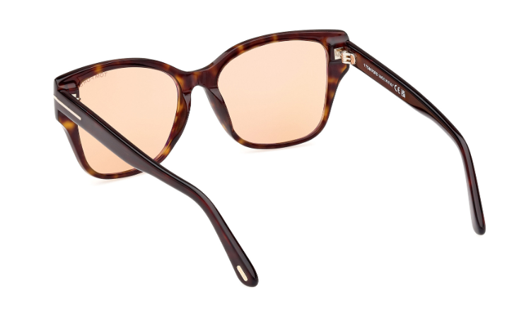 Tom Ford ELSA FT1108 52E Dark Havana/Brown Square Women's Sunglasses