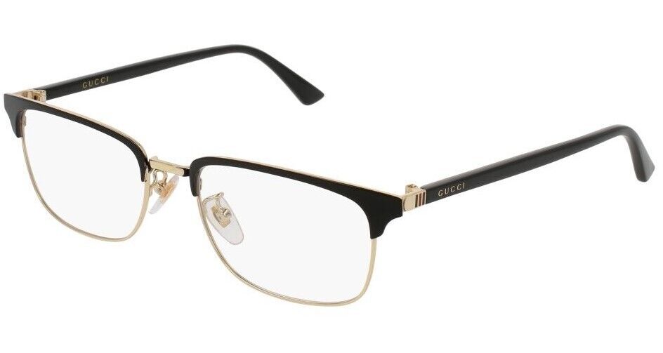 NEW Gucci GG0131 O 001  Black Eyeglasses