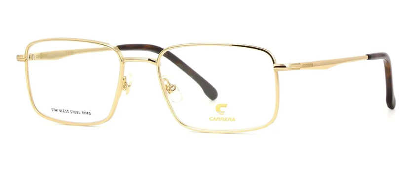 Carrera 343 ONR Gold Brown Havana Rectangular Men's Eyeglasses