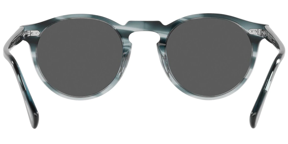 Oliver Peoples OV5217S 1704R5 Washed Lapis/Carbon Gray Oval Men's Sunglasses