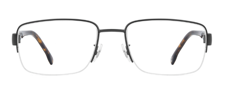 Carrera C FLEX 05/G R80 MTDKRUTH Havana/Ruthenium Rectangular Men's Eyeglasses