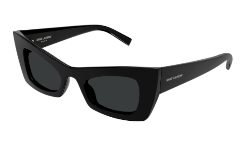 Saint Laurent SL 702 001 Black/Black Cat Eye Women's Sunglasses